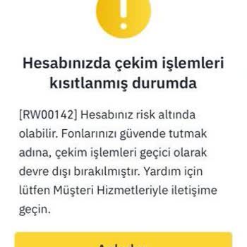 Binance Cevaplanmayan Hesap Blokesi