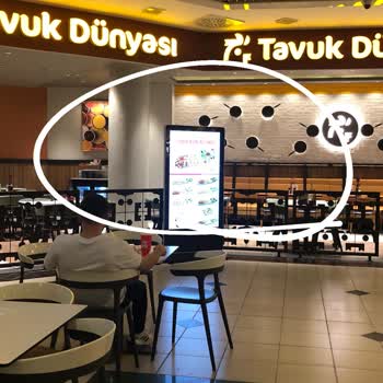 Tavuk Dünyası Buraya Oturamazsınız Kapalı