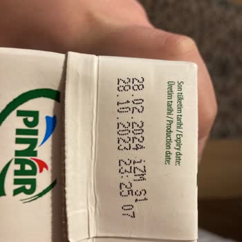 Pınar Et ve Süt Migros'tan Alınan Bozuk Ve Yabancı Madde İçeren Süt