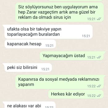 Sirus Capital Mağdur Etmeye Devam Ediyor