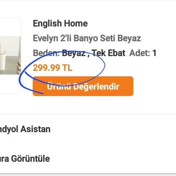 English Home Firmasının Sorumsuzluğu Ve Trendyol Kanalının İlgisizliği