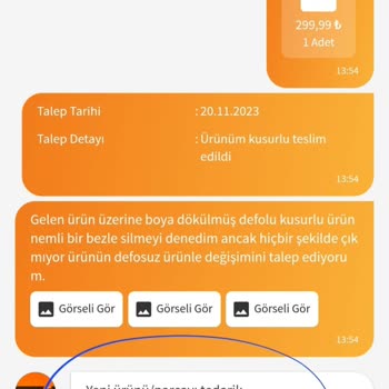 English Home Firmasının Sorumsuzluğu Ve Trendyol Kanalının İlgisizliği