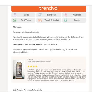 Trendyol Yorumum Ortada Yok!