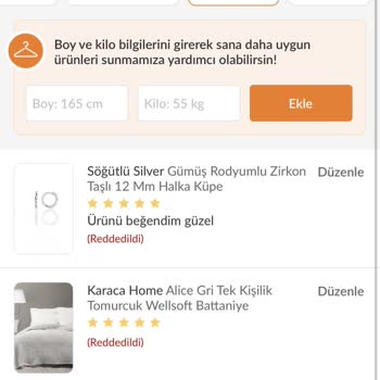 Trendyol Yorum Reddedilmesi Hakkında