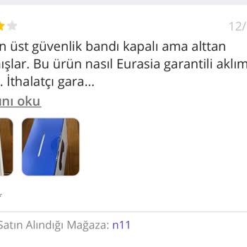 N11 Hasarlı Kutu Gönderip İade Kabul Edilmemesi