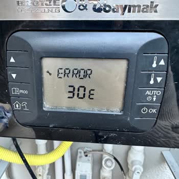 Baymak Kombide Sürekli E30 Hatası Kabusu