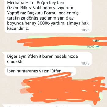 Bilkev Vakfı (Burs Başvuru) Burs Onayı Sonrası Yaşanan İade Sorunu