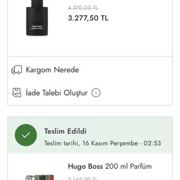 Boyner - Kayıp Kargo