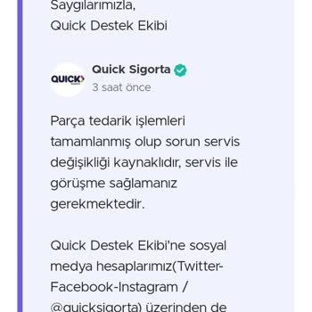6 Aydır Mağdurum Quik Sigorta