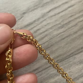 Albayrak Kuyumculuk (Çerkezköy) 14 Ayar Diye Bana Satılan Zincirde 417 Yazıyor