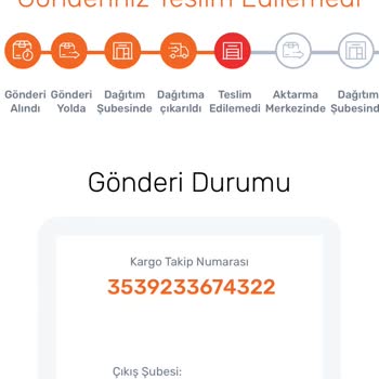 Aras Kargo Dağıtımdaki Ürünüm Adrese Ulaşmadı!