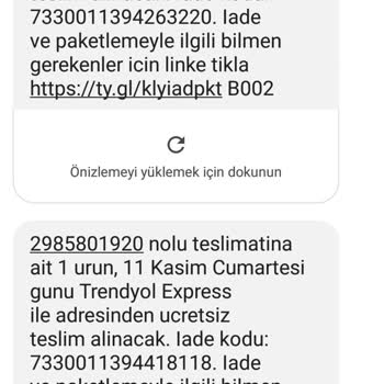 Alına Züccaciye Ve Trendyol'dan Şikayetçiyim