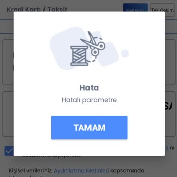 LC Waikiki Ödeme İşleminde Hata Veriyor