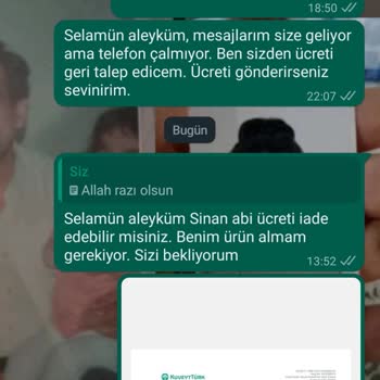 Toptan Kavanoz Siparişim Gelmedi Ve Ücret İadesi De Yapmadılar.