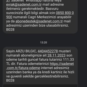 Sadenet Sözleşme İptali İstiyorum
