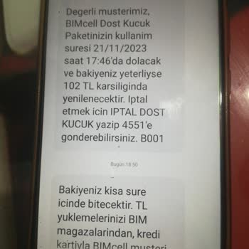 BİM Vatandaşın Mağduriyetinin Çözülmesi