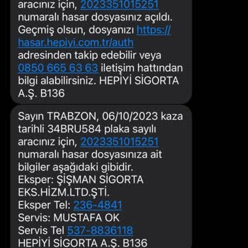 Hepiyi Sigorta 36 Gündür Gelmeyen Yedek Parça