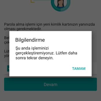 Garanti BBVA Mobilden Müşteri Olamama