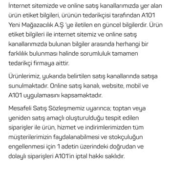 A101 Online Alışveriş Kapıda Ödeme