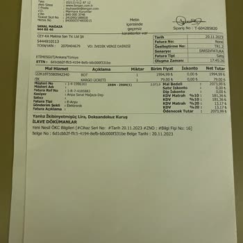 Tergan Deri Etiketinde % 50 İndirim Olan Ürünü Pahalı Göndermişler