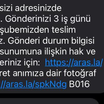 Aras Kargo Ürünlerimi Teslim Etmekte Zorluk Çıkarıyor