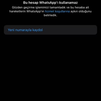WhatsApp Erişim Engeli
