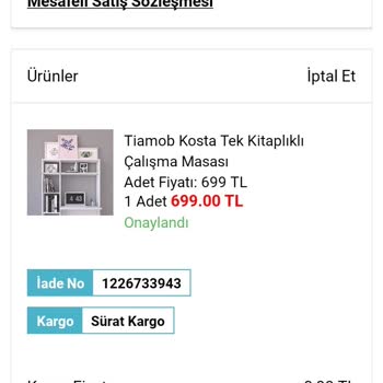 A101 Ürünümü Göndermedi. Geri Dönüş De Yapmıyor