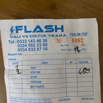 Flash Halı ve Koltuk Yıkama (Bursa) Halıda Renk Atmasına Sebep Oldu