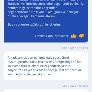 TurkNet Hız Düşüklüğü Ve İlgisizliği
