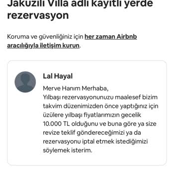 Airbnb Rezervasyon İptali Hakkında