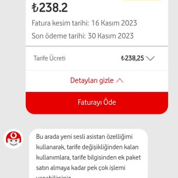 Vodafone Yanlış Fatura Ve Hatayı Düzeltmek İçin Kimseye Ulaşamama