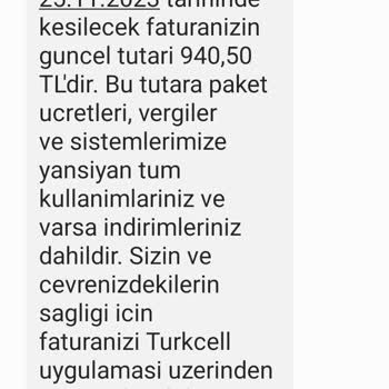 Turkcell Fahiş Cayma Bedeli Adı Altında Fatura