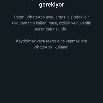 Playstore.com WhatsApp Bu Sorunun Çözülmesi Arz Ediyorum