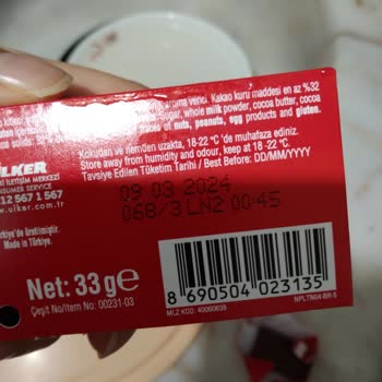 Ülker Napoliten Çikolata Kurtlanmış