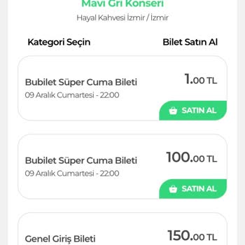 Bubilet Kampanya Problemi. Bilet Alınamıyor!