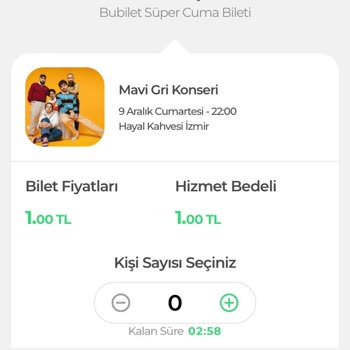 Bubilet Kampanya Problemi. Bilet Alınamıyor!