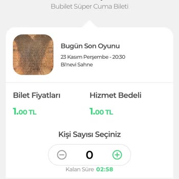 Bubilet Kampanya Problemi. Bilet Alınamıyor!
