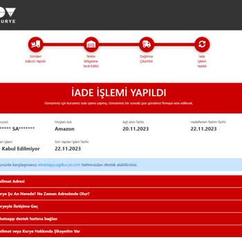 AGT Kurye Teslimat Sorunu Ve İletişimsizlik
