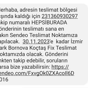 Sendeo Kargomu Adresime Teslim Etmiyor