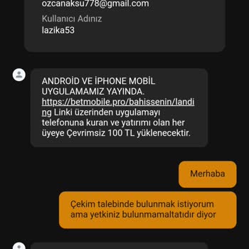 Bahis Senin Hak Edişim Olan Ödeme Yapmadılar