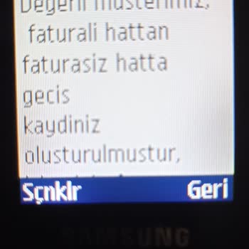 Vodafone Faturalıdan Faturasıza Geçiş Sorunu