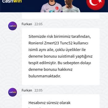 Cashwin Ödeme Yapmayan Bahis Sitesidir.