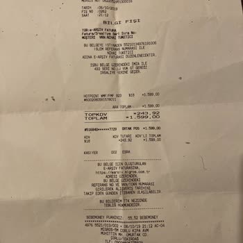 Migros Hotpoint Çamaşır Makinesi Garanti Belgesi