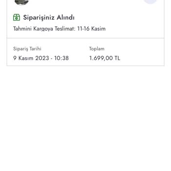 Boyner Ulaşmayan Sipariş - Muhatap Yok