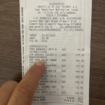 Uni Baby Kolay Tarama Küf Kokusu