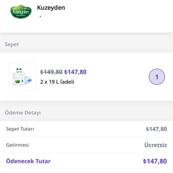 Getir Su Sipariş