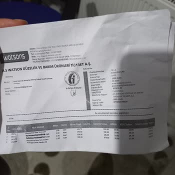 Watsons İade Ve Değişim İşlemi Yapılmaması