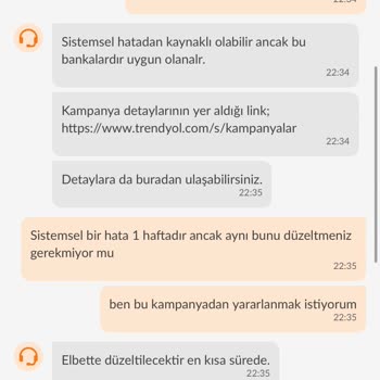 Trendyol Kampanya Sorunu Ve Müşteri Hizmetleri Zorluğu