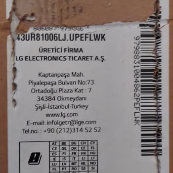 Teknosa LG TV Ekran Kararması Ve Güncelleme Kaynaklı TV Devamlı Arıza Vermesi