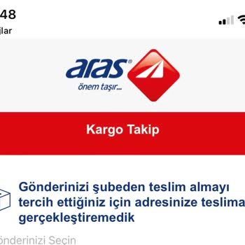 Aras Kargo Şikayet Kargom Gelmedi